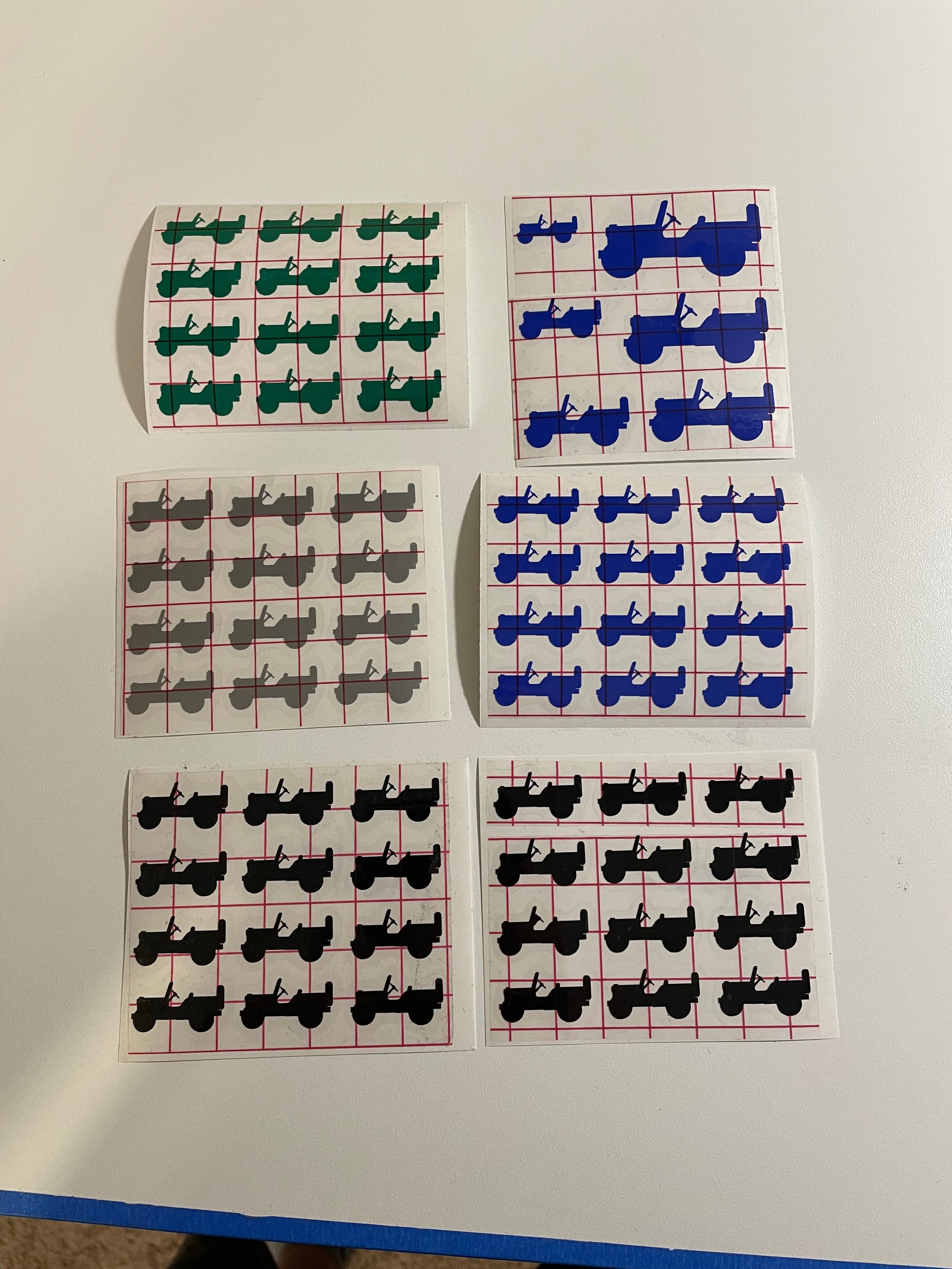 Custom Made to Order Decals and HTV