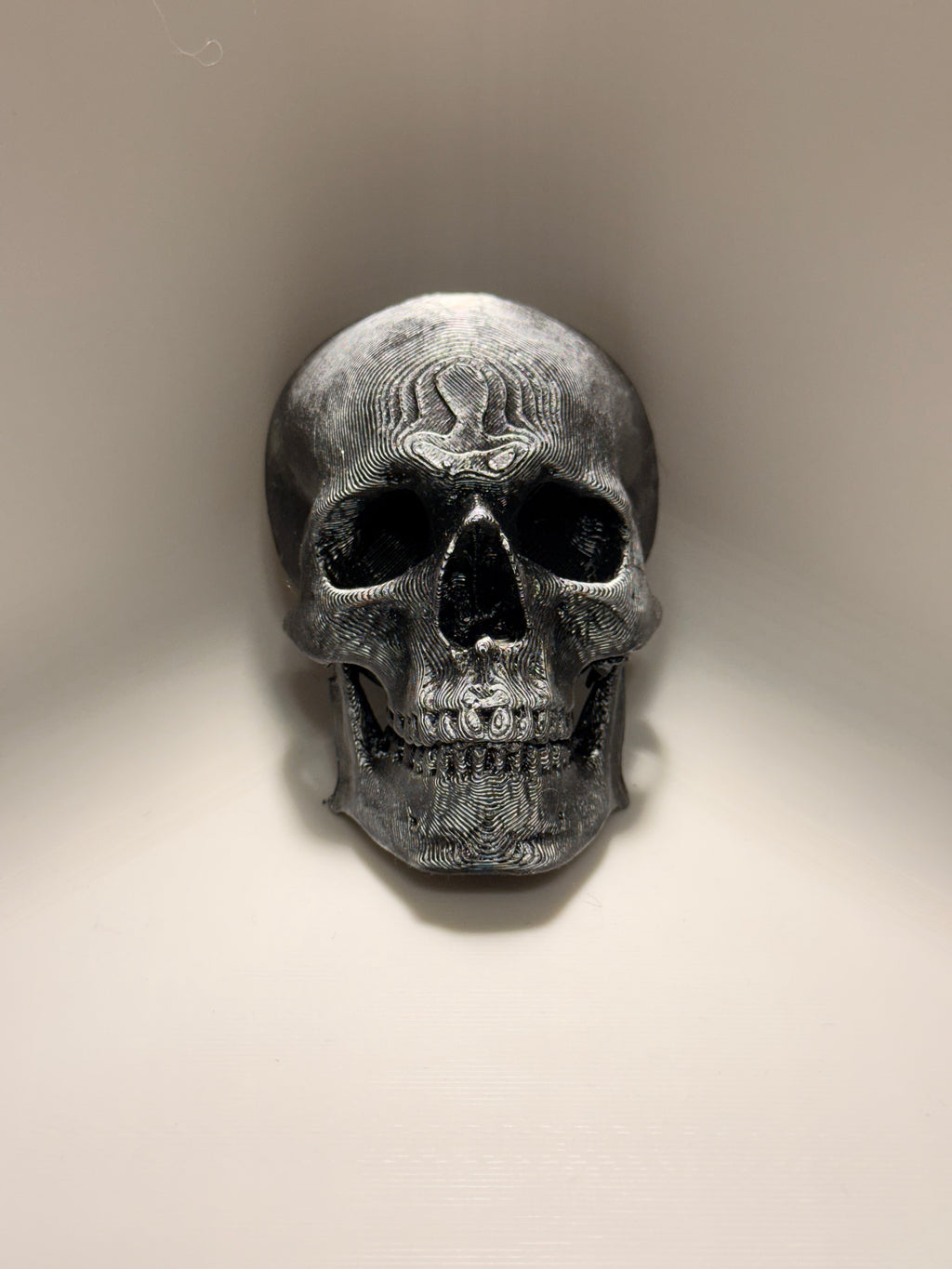 Skull drawer pull