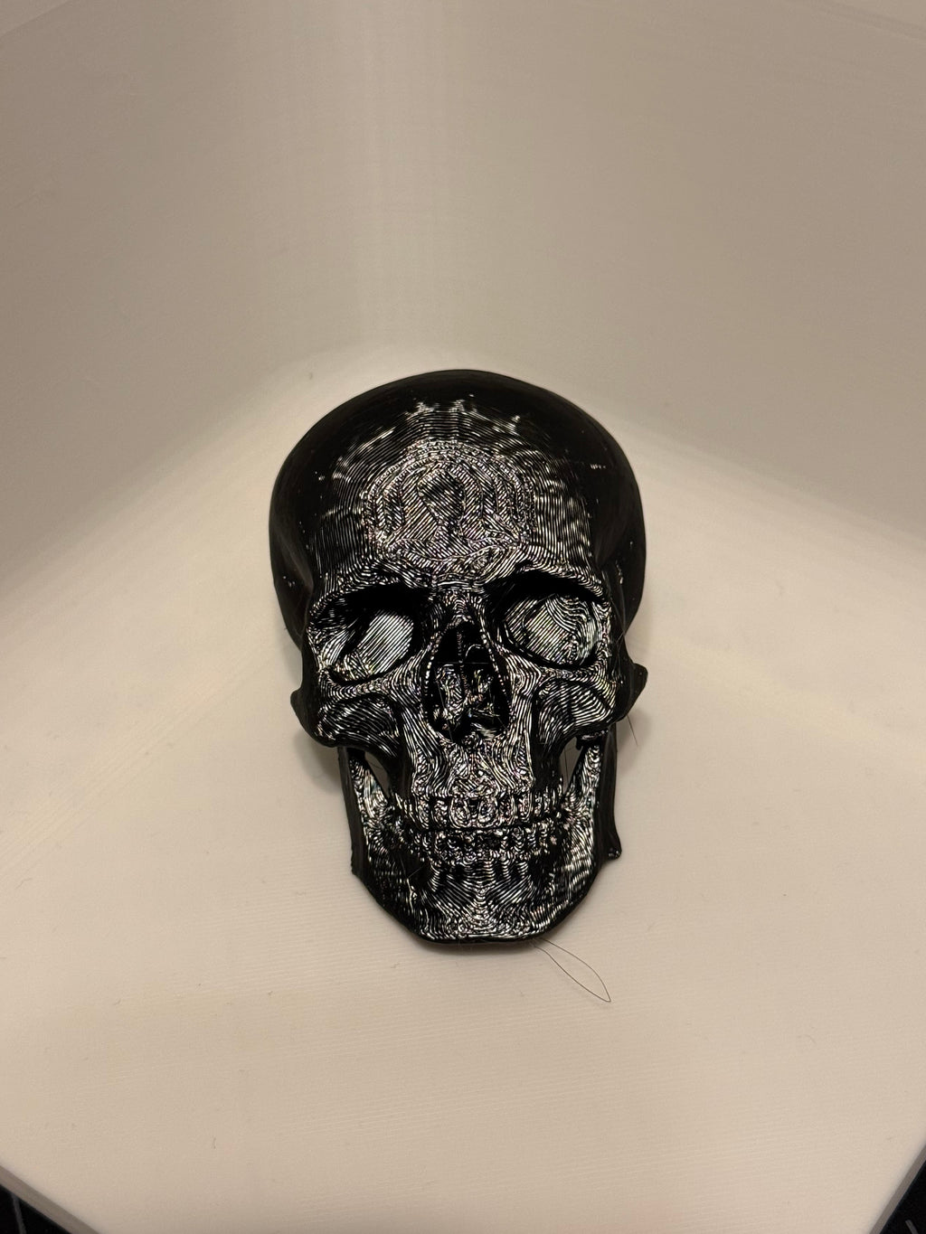 Skull drawer pull