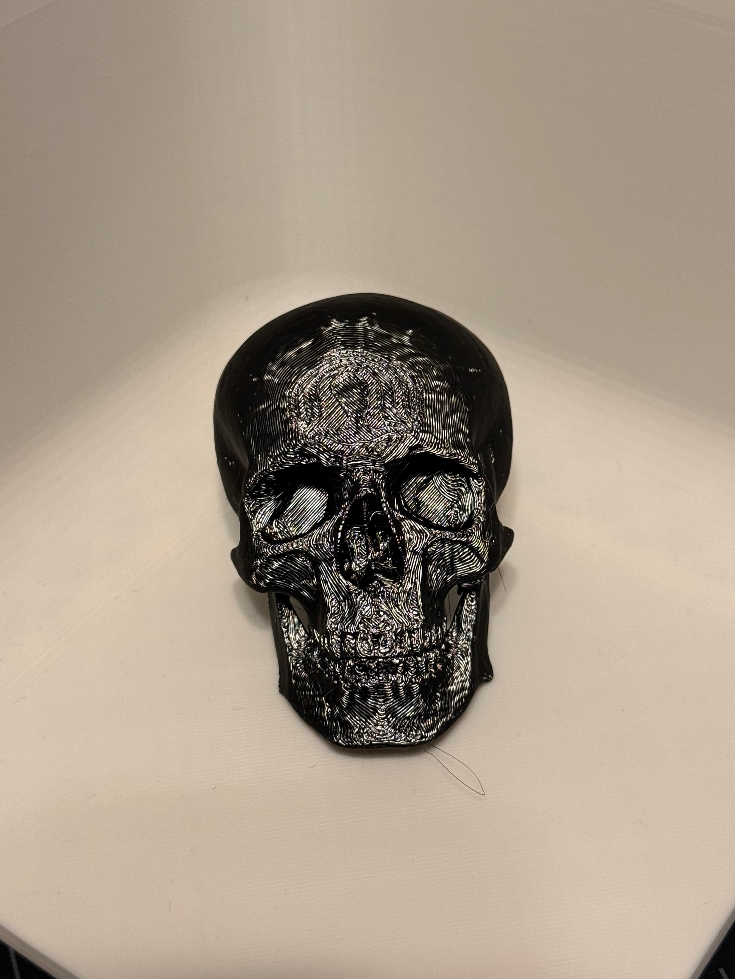 Skull drawer pull
