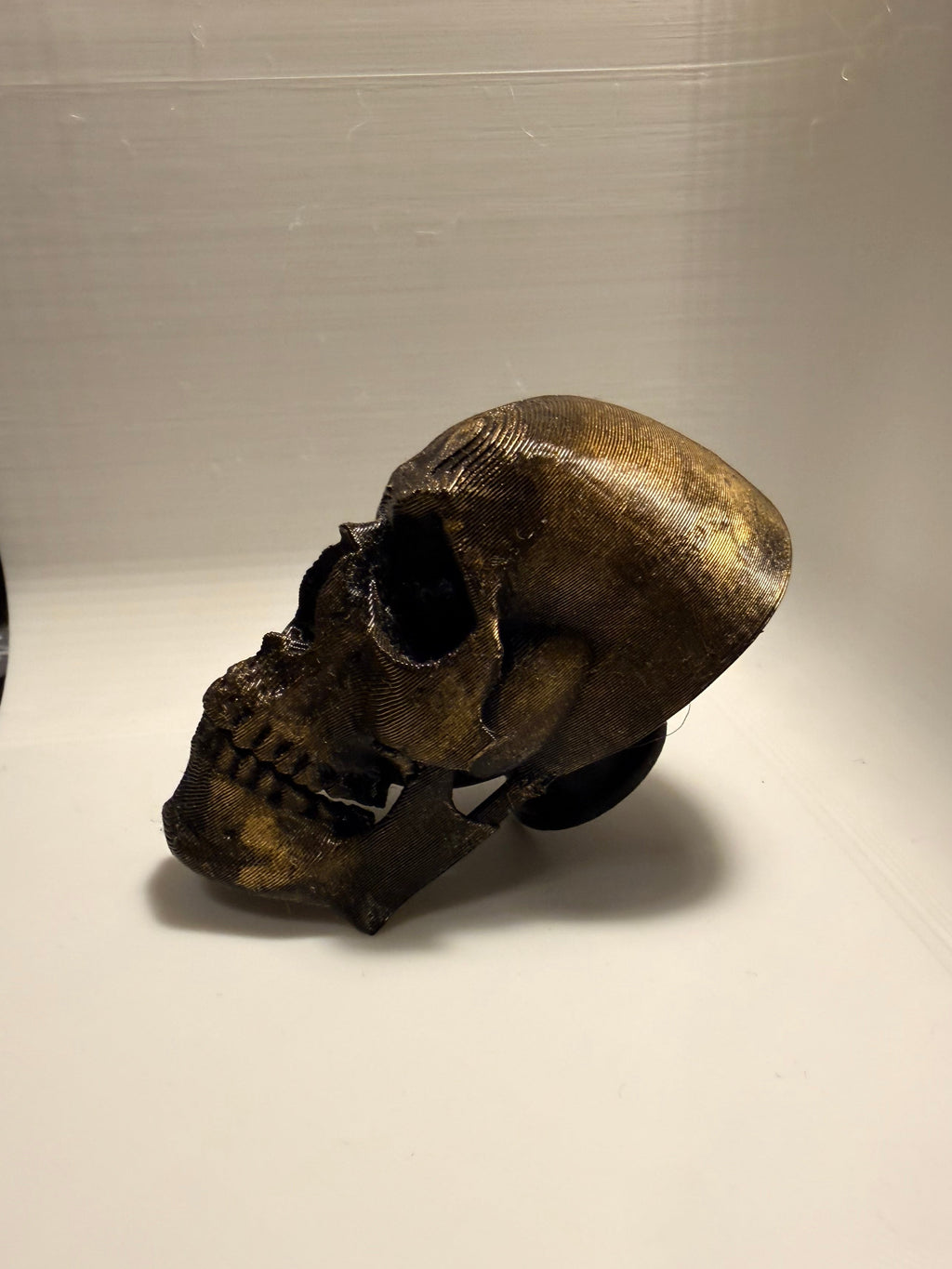 Skull drawer pull