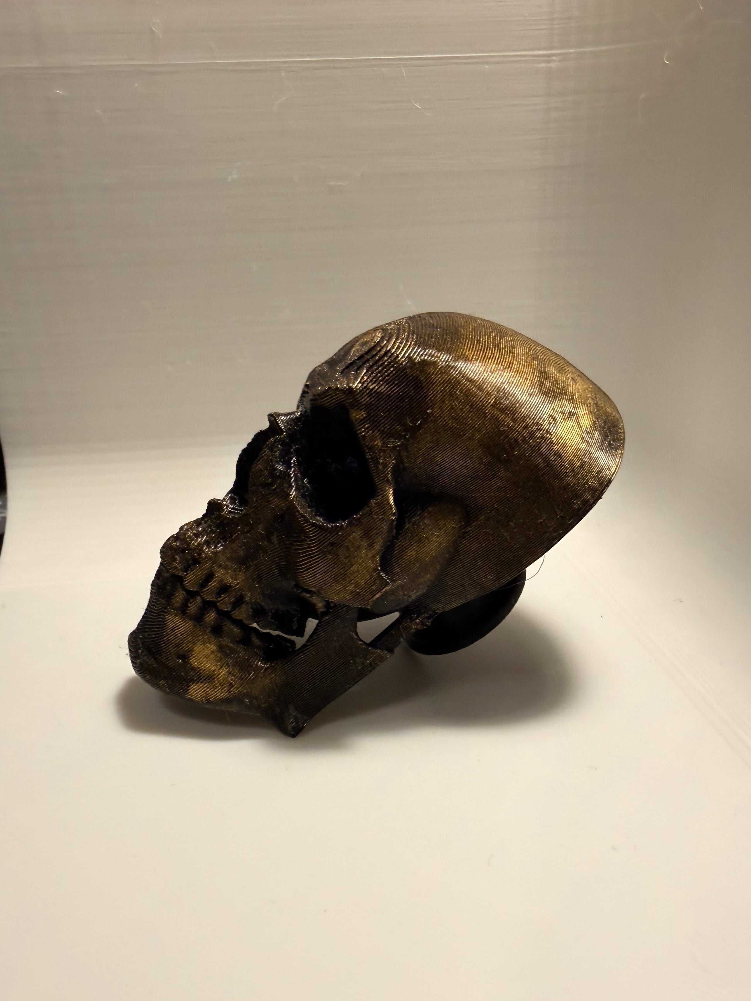 Skull drawer pull